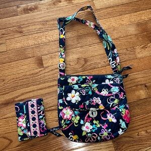 VERA BRADLEY SHOULD/CROSSBODY BAG WITH WALLET